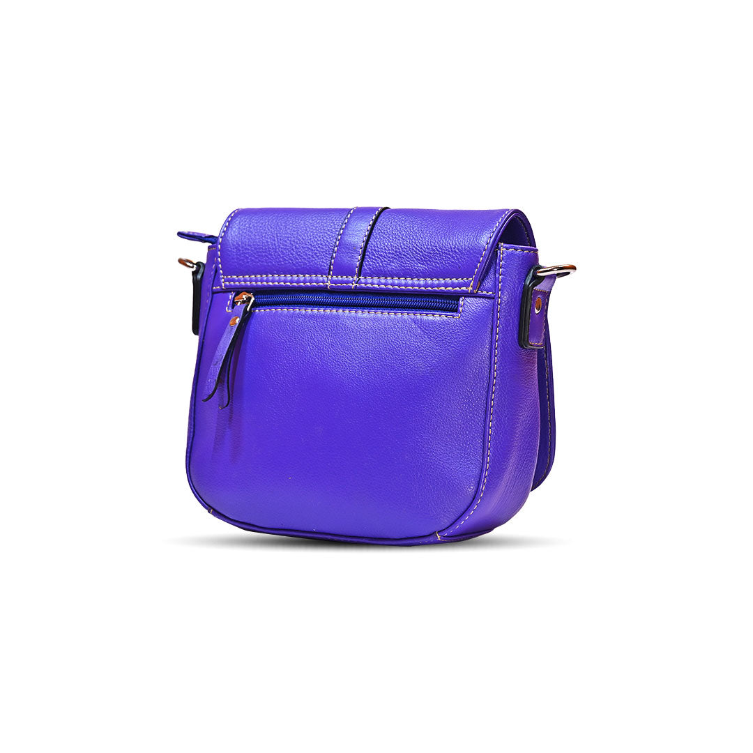 Syraah Elegance Plus - Premium Blue Leather Tote Bag for Women