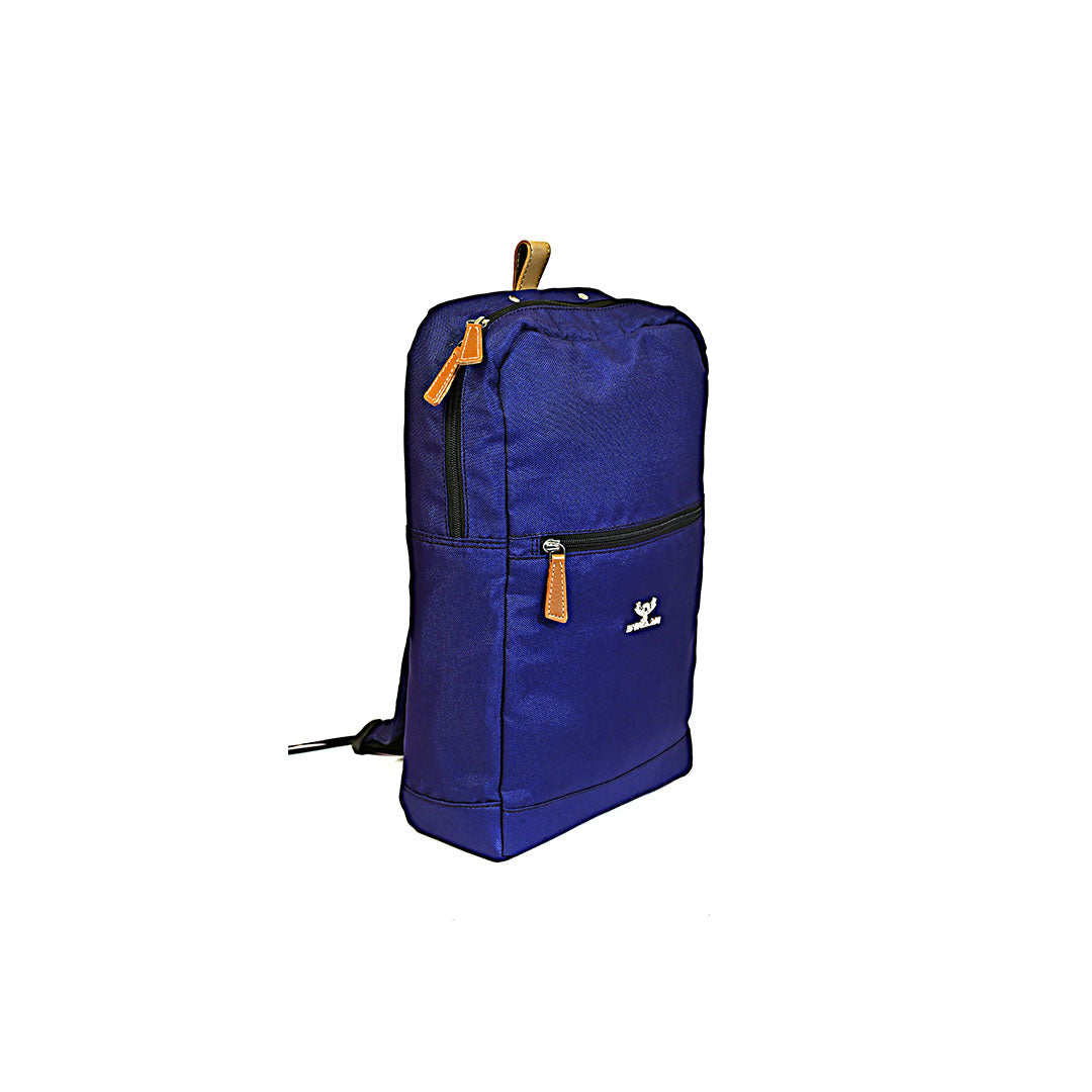 Syraah Blue Canvas Backpack - Sleek & Durable Everyday Companion