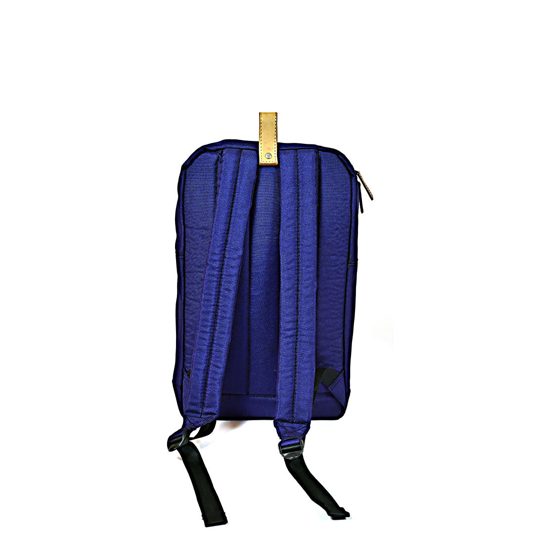 Syraah Blue Canvas Backpack - Sleek & Durable Everyday Companion
