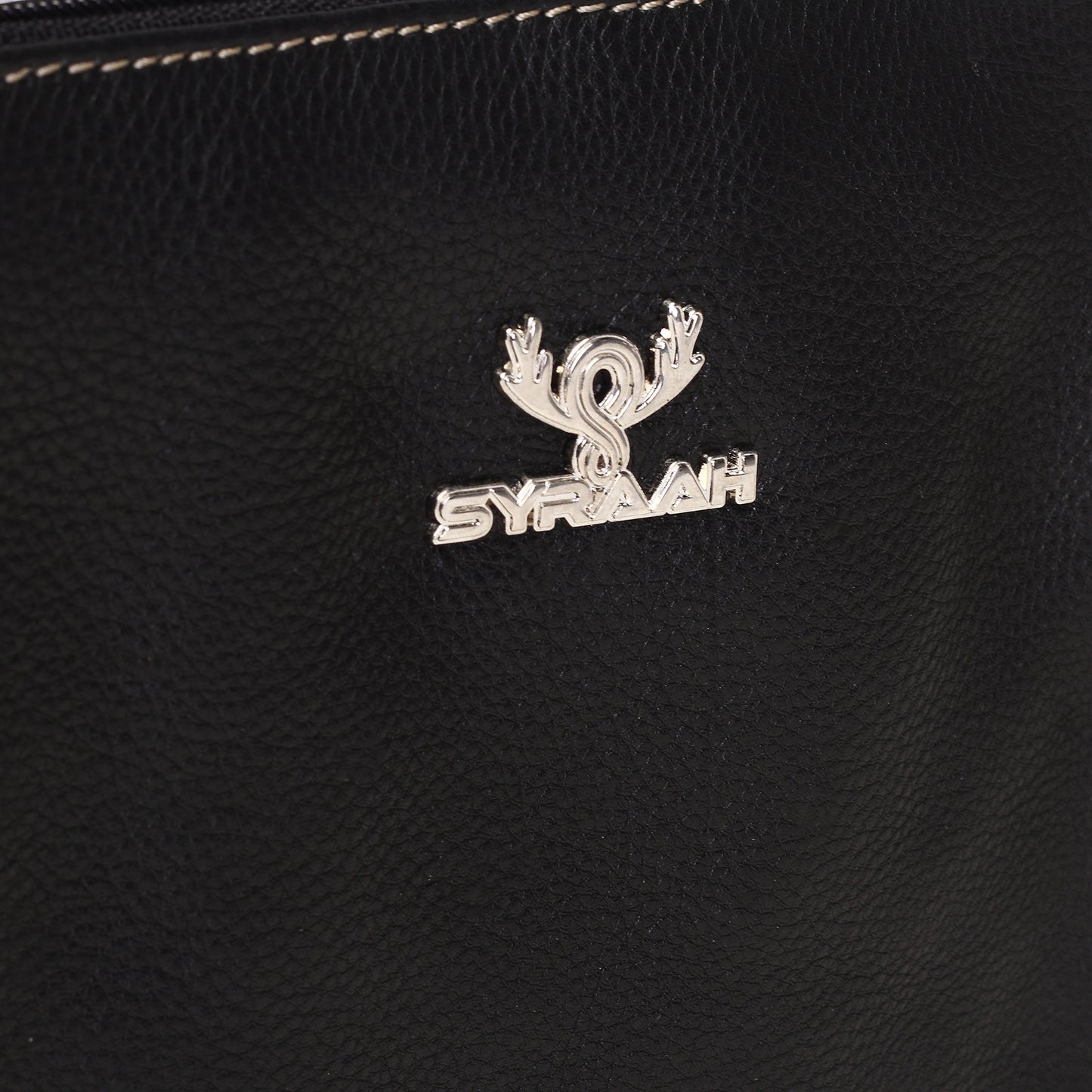Syraah Mini Crossbody Bag – Black Color | Full Grain Leather