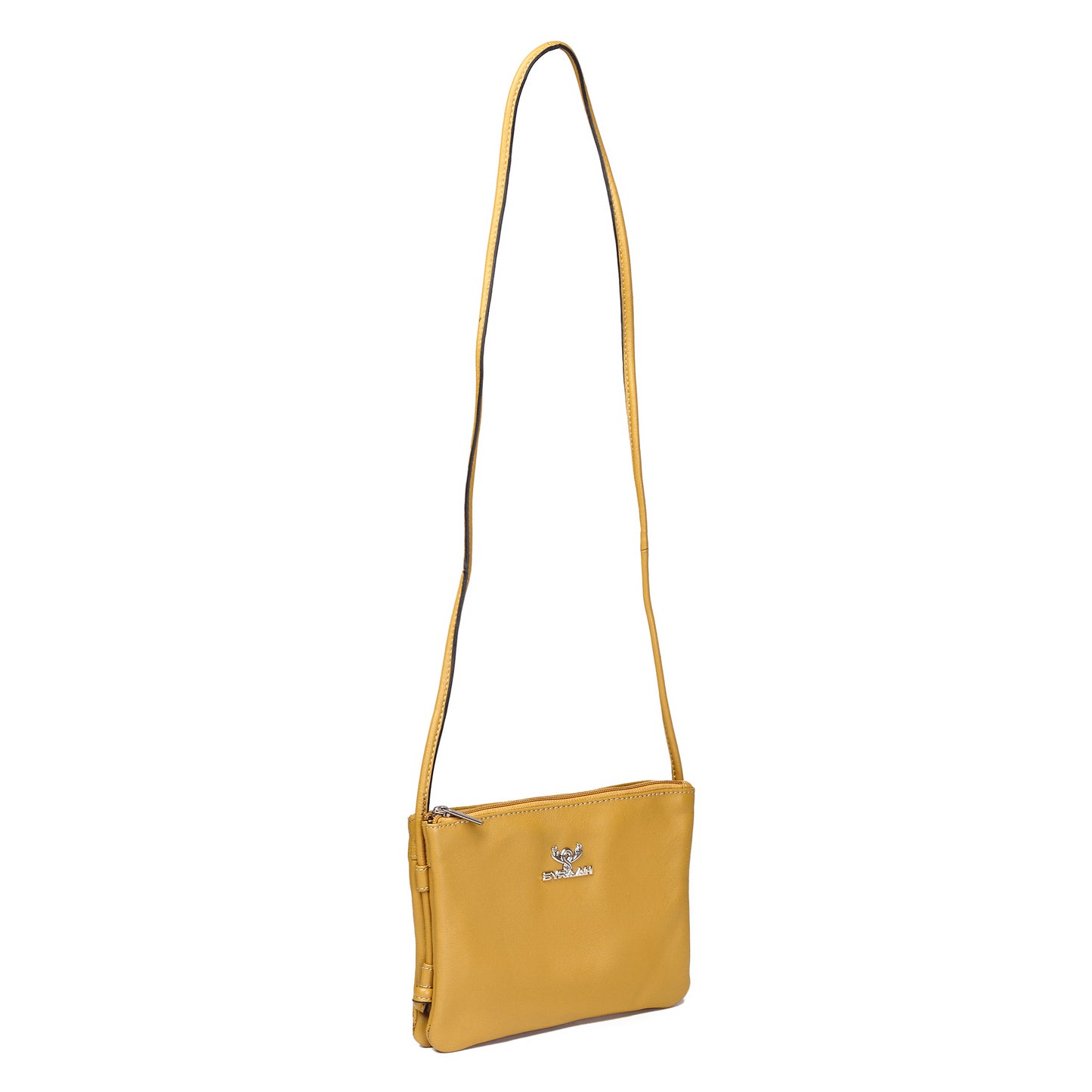 Syraah Mini Crossbody Bag – Yellow Color | Full Grain Leather