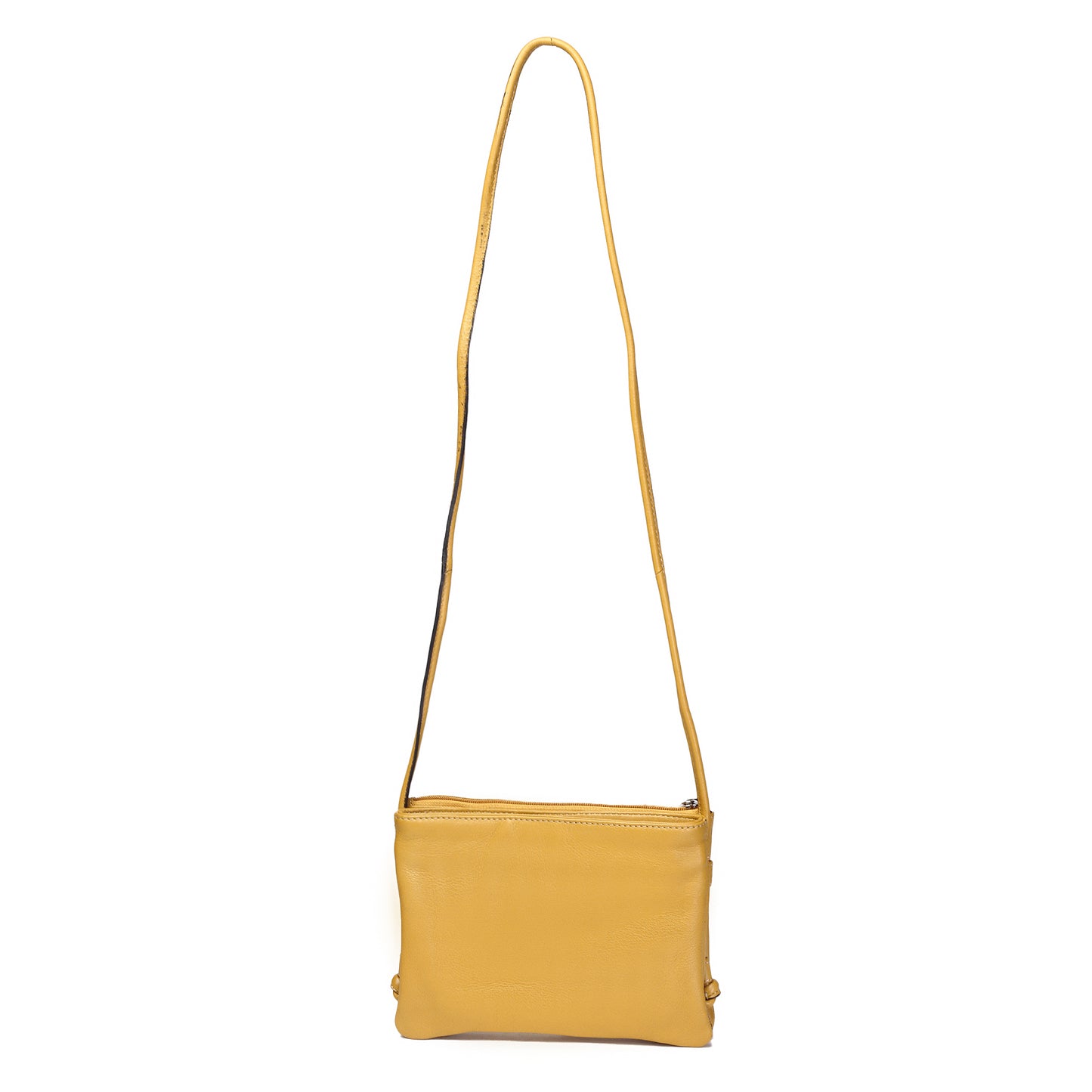 Syraah Mini Crossbody Bag – Yellow Color | Full Grain Leather