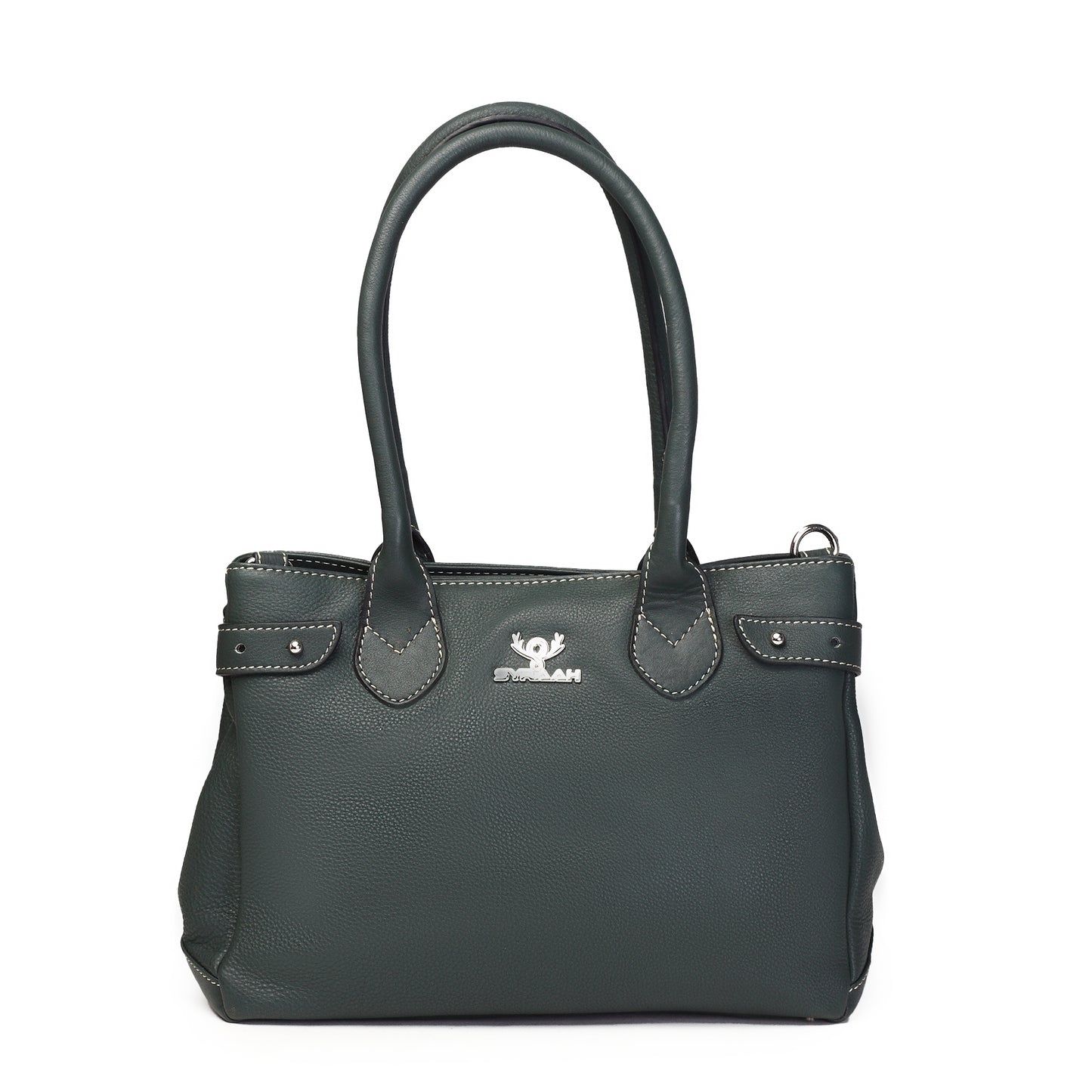 Syraah Elegant Handbag - Blue - Full Grain Leather