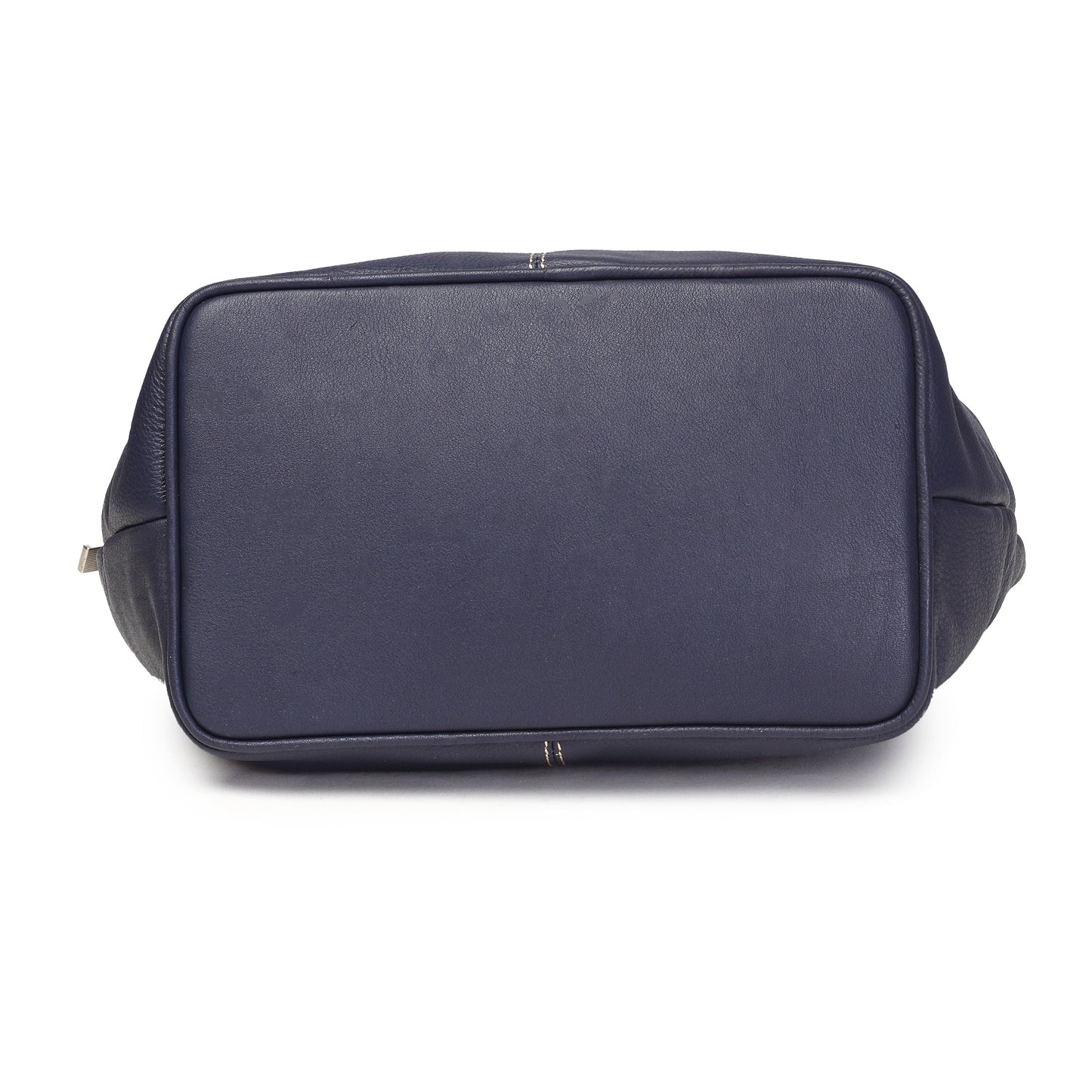 Syraah Classic Blue Tote Bag - Full-Grain Leather