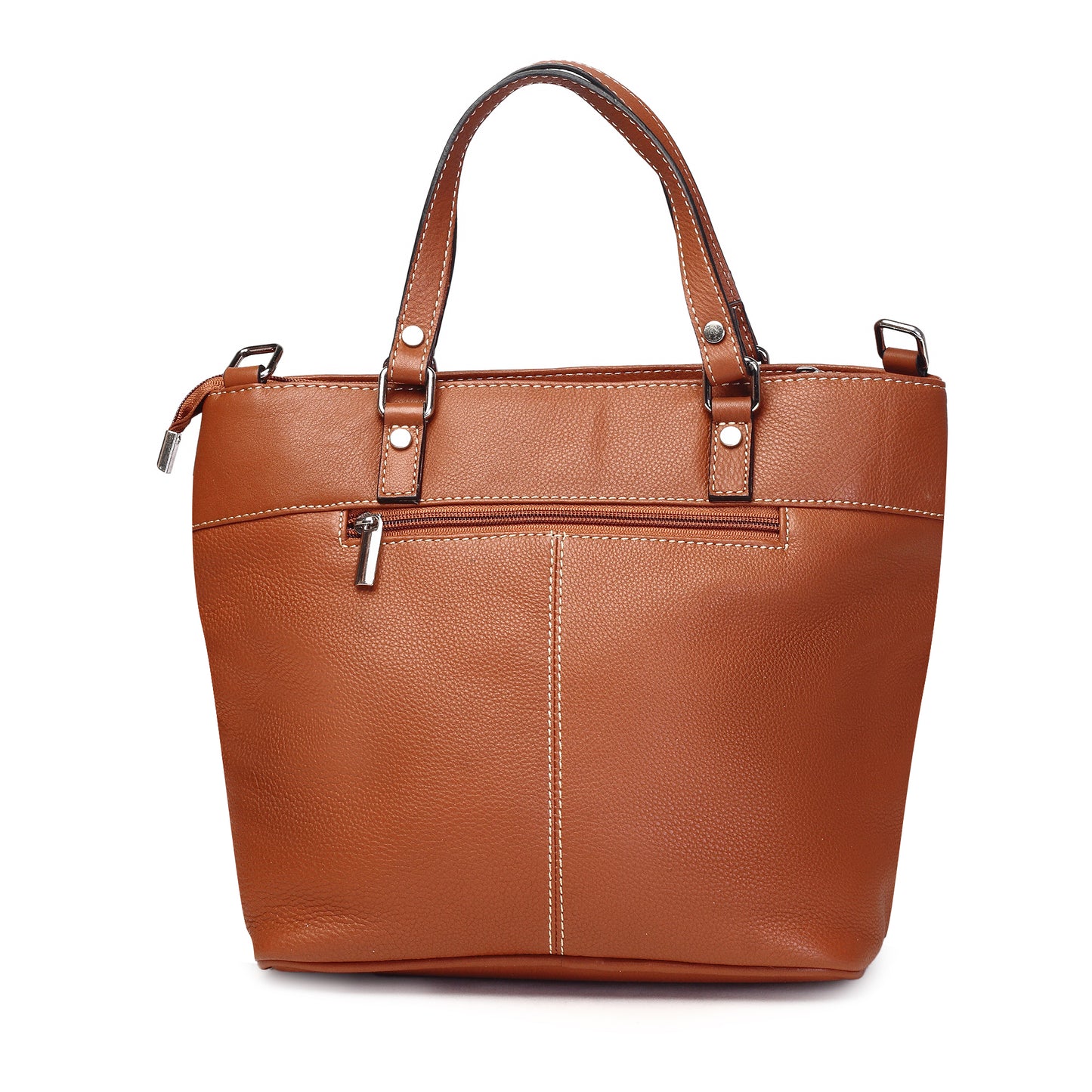 Syraah Classic Tan Tote Bag - Full Grain Leather