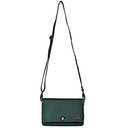 Syraah Dark Blue Green - Premium Leather Shoulder Bag