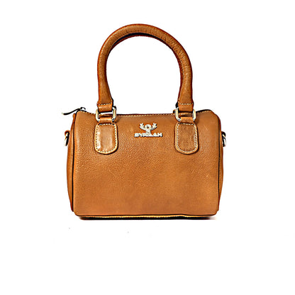 Syraah Luxe Barrel Bag - Green Premium Leather Handbag