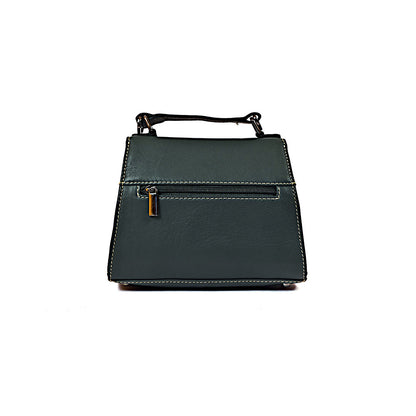 Syraah Compact Leather Handbag - Yellow Premium Stylish Crossbody