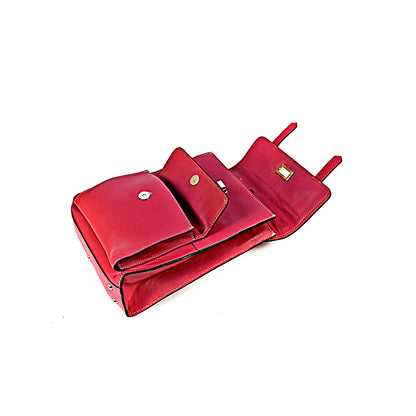 Syraah Pink Leather Backpack Collection - Premium Stylish Design