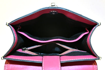 Syraah Pink Leather Backpack Collection - Premium Stylish Design