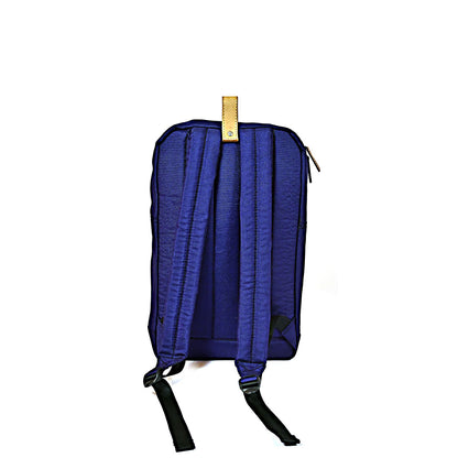 Syraah Blue Canvas Backpack - Sleek & Durable Everyday Companion