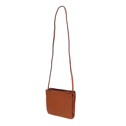 Syraah Mini Crossbody Bag – Tan Color | Full Grain Leather