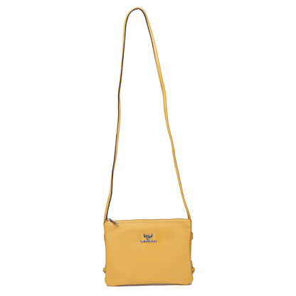 Syraah Mini Crossbody Bag – Tan Color | Full Grain Leather