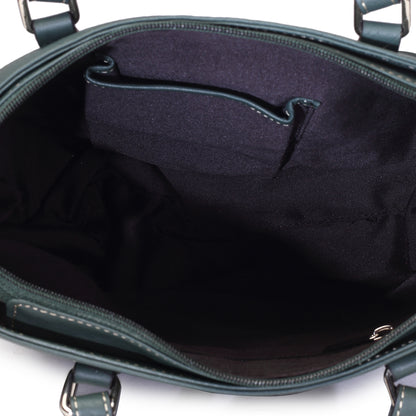 Syraah Classic Green Tote Bag - Full Grain Leather