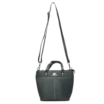 Syraah Classic Green Tote Bag - Full Grain Leather