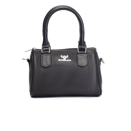 Syraah Luxe Barrel Bag - Maroon Premium Leather Handbag