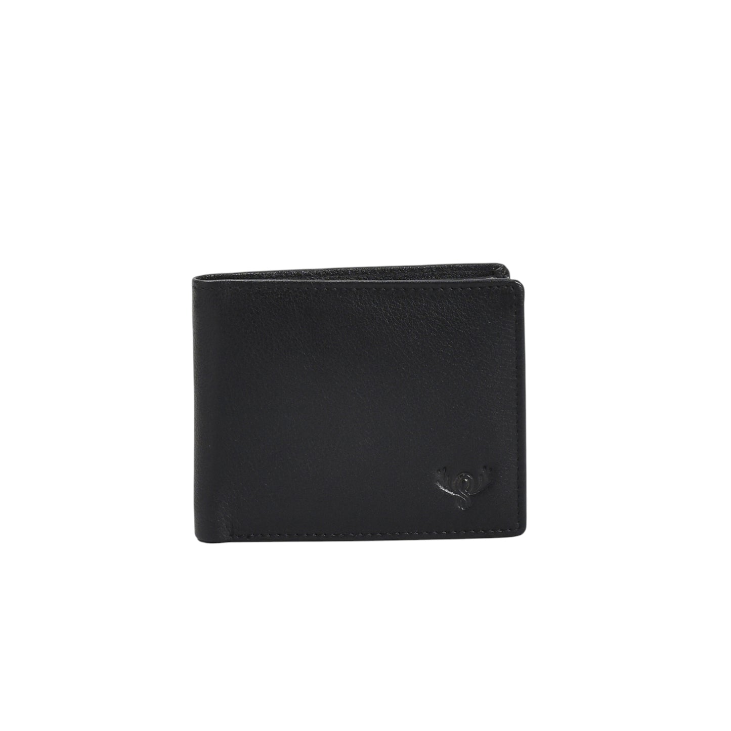 Premium Deep Brown Genuine Leather Wallet for Men – Slim Bifold with Card Slots, ID Window & Coin Pocket